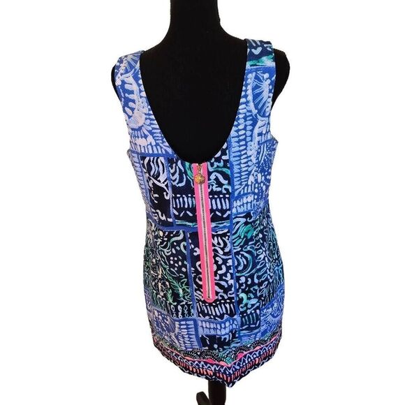Lilly Pulitzer Blue and Pink Mini Dress - Picture 3 of 12